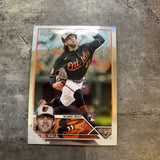 DL Hall Orioles 2023 Topps Chrome Rookie #10