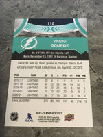 Yanni Gourde Lightning 2021-22 Upper Deck MVP #110