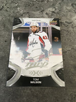 Tom Wilson Capitals 2021-22 Upper Deck MVP Silver Script #143