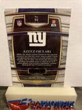 Azeez Ojulari Giants 2021 Panini Select Rookie#91