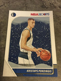 Kristaps Porzingis Mavericks 2019-20 Panini NBA Hoops Winter #40