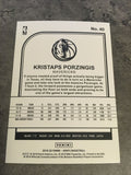Kristaps Porzingis Mavericks 2019-20 Panini NBA Hoops Winter #40