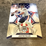 Justin Fields Bears 2022 Panini Mosaic National Pride #268