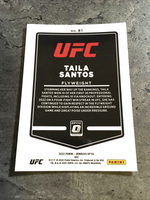 Taila Santos UFC 2022 Panini Donruss Optic #81