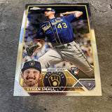 Ethan Small Brewers 2023 Topps Chrome Rookie #46
