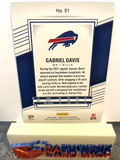 Gabriel Davis Bills 2022 Panini Donruss Elite #51