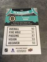 Tuukka Rask Bruins 2021-22 Upper Deck MVP Ice Battles #182