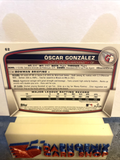 Oscar Gonzalez Guardians 2023 Bowman Rookie #62