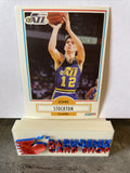 John Stockton Jazz 1990-91 Fleer #189