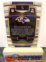 Tylan Wallace Ravens 2021 Panini Select Rookie #78