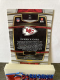 Derrick Gore Chiefs 2021 Panini Select Silver Prizm Rookie#84