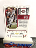 George Kittle 49ers 2022 Panini Contenders #84