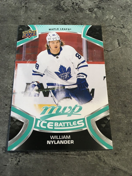 William Nylander Maple Leafs 2021-22 Upper Deck MVP Ice Battles #188