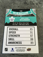 William Nylander Maple Leafs 2021-22 Upper Deck MVP Ice Battles #188