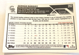 German Marquez Rockies 2023 Topps Chrome #202