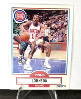 Vinnie Johnson Pistons 1990-91 Fleer #57