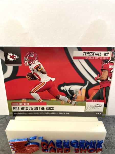 Tyreek Hill Chiefs 2021 Panini Prestige Highlight Reel# HR-TH