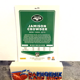 Jamison Crowder Jets 2021 Panini Donruss Optic#71