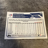 George Springer Blue Jays 2023 Topps Chrome #134