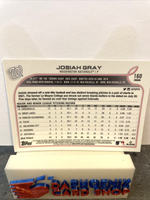 Josiah Gray Nationals 2022 Topps Chrome Prism Refractor #160