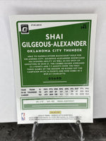 Shai Gilgeous-Alexander Thunder 2020-21 Donruss Optic Fast Break Holo Prizm #143