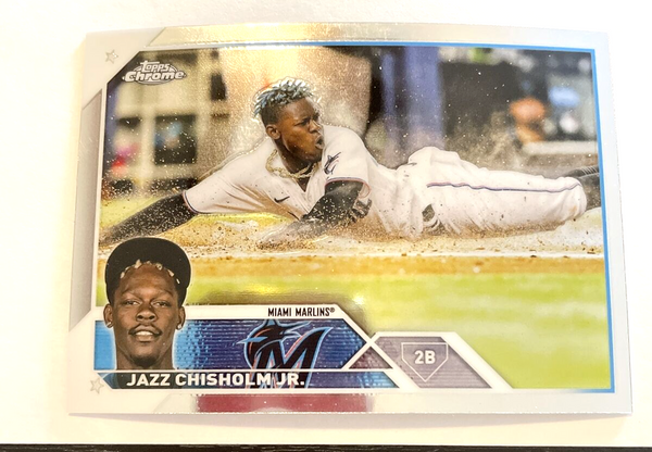 Jazz Chisholm Marlins 2023 Topps Chrome #218