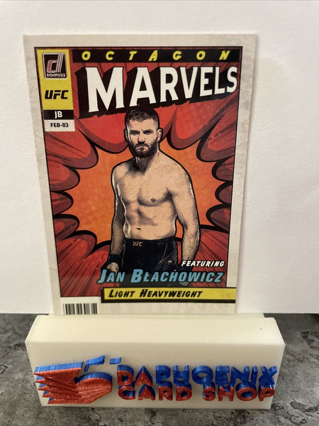 Jan Blachowicz UFC 2022 Panini Donruss Octagon Marvels #18