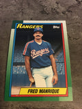 Fred Manrique Rangers 1990 Topps #242