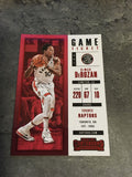DeMar DeRozan Raptors 2017-18 Panini Contenders Game Ticket #67
