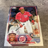 Jeter Downs Nationals 2023 Topps Chrome Rookie #56