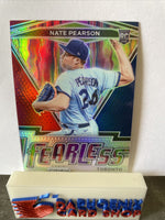 Nate Pearson Blue Jays 2021 Panini Prizm Fearless Silver Prizm Rookie#FR-2