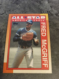 Fred McGriff Blue Jays 1990 Topps All Star #385