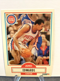 James Edwards Pistons 1990-91 Fleer #56