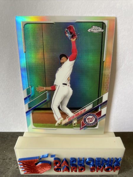 Victor Robles  Nationals 2021 Topps Chrome Refractor #219