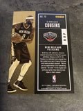 DeMarcus Cousins Pelicans 2017-18 Panini Contenders Game Ticket #70