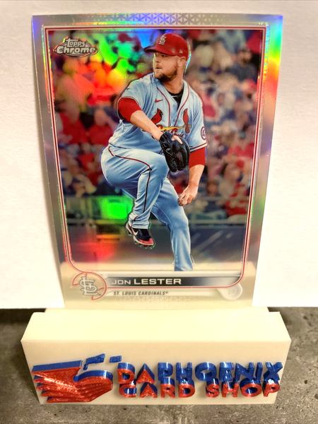 Jon Lester Cardinals 2022 Topps Chrome Refractor #187