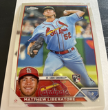 Matthew Liberatore Cardinals 2023 Topps Chrome Rookie #157