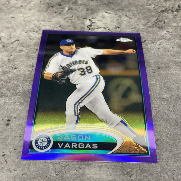 Jason Vargas  Mariners 2012 Topps Chrome Purple Refractor #218