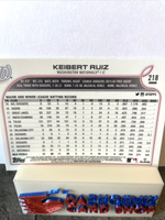 Keibert Ruiz  Nationals 2022 Topps Chrome Sepia #218