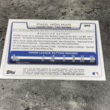 Paul Hoilman Cubs 2012 Bowman #BP9