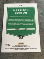 Harrison Burton 2022 NASCAR Panini Donruss #91