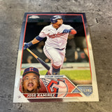 Jose Ramirez Guardians 2023 Topps Chrome #38