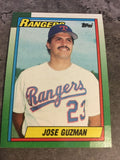 Jose Guzman Rangers 1990 Topps #308