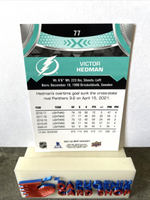 Victor Hedman  Lightning 2021-22 Upper Deck MVP#77