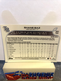 Shane Baz Rays 2022 Topps Chrome Rookie #201