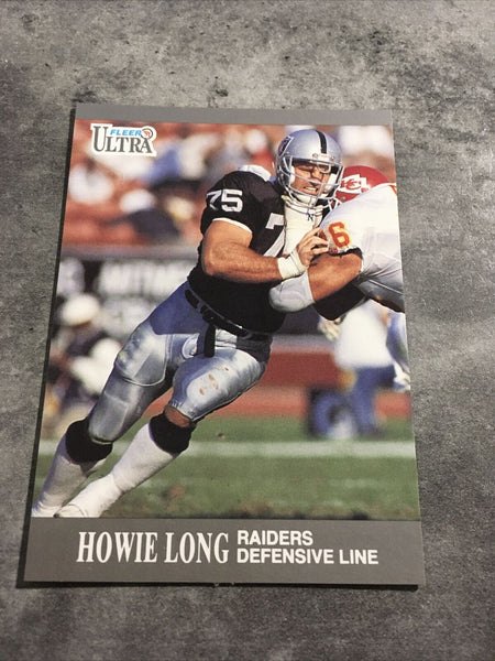 Howie Long Raiders 1991 Fleer Ultra #81