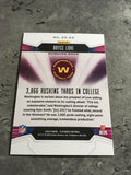 Bryce Love Washington Football 2020 Panini Playbook Zoning Commission #ZC-22