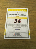 Landon Cassill 2018 NASCAR Donruss #149