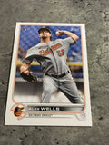 Alex Wells Orioles 2022 Topps Rookie #118