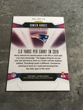 Damien Harris Patriots 2020 Panini Playbook Zoning Commission #ZC-14